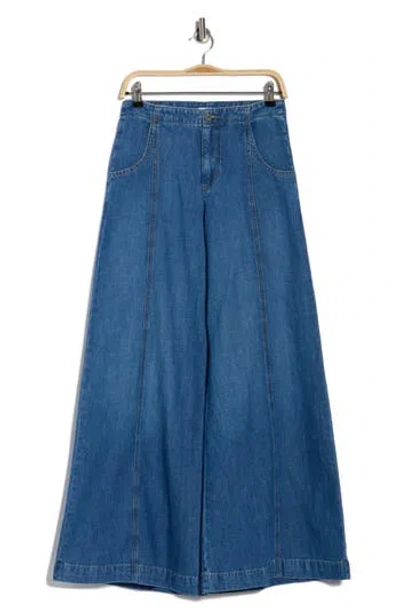 Twp Dancing In The Dark Wide Leg Jeans In Black