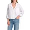 Twp Day After High Low Button-up Shirt In White