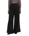 Twp Dees Mid-rise Linen Wide-leg Pants In Black