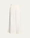 Twp Dees Wide-leg Linen-blend Trousers In White