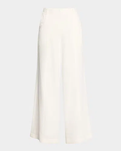 TWP DEES WIDE-LEG LINEN-BLEND TROUSERS