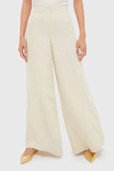 Twp Demie High-rise Pants In French Butter In Multi