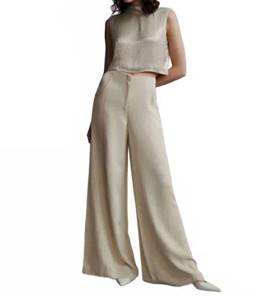 Twp Demie Trouser Pants In French Butter In Gray