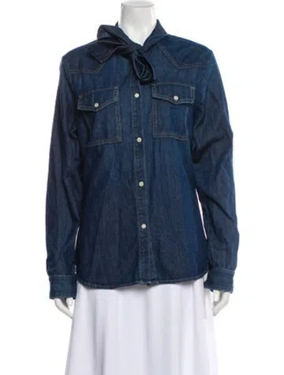 Pre-owned Twp Denim Jacket In Blue