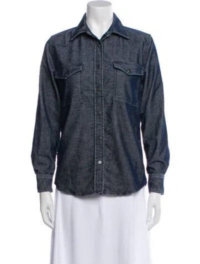 Pre-owned Twp Denim Jacket In Blue