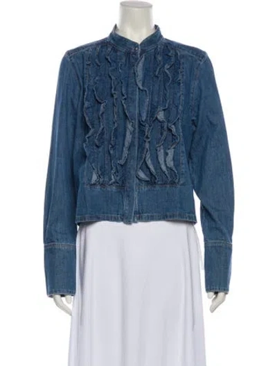 Pre-owned Twp Denim Jacket In Blue