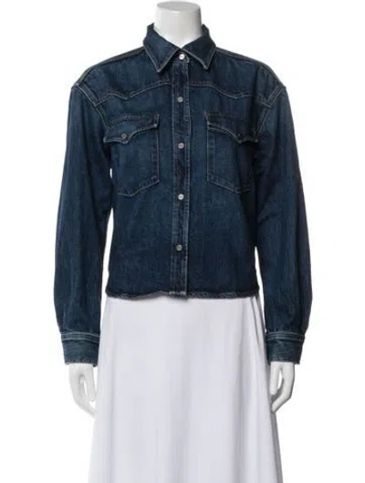 Pre-owned Twp Denim Jacket In Blue