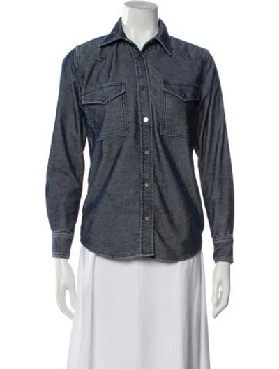 Pre-owned Twp Denim Jacket In Blue