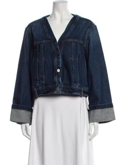Pre-owned Twp Denim Jacket In Blue
