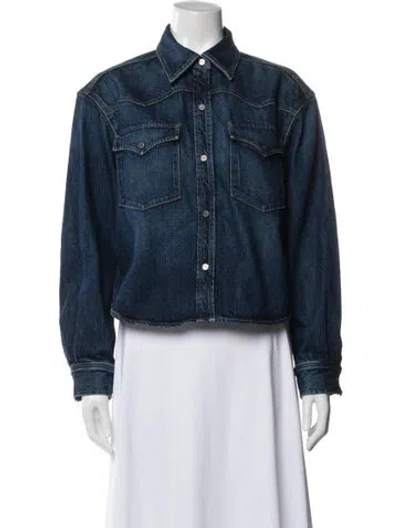 Pre-owned Twp Denim Jacket In Blue