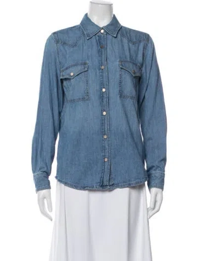 Pre-owned Twp Denim Jacket In Blue