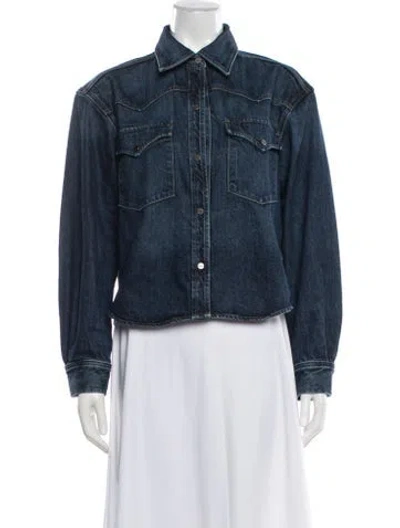 Pre-owned Twp Denim Jacket In Blue