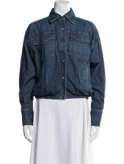 Pre-owned Twp Denim Jacket In Blue