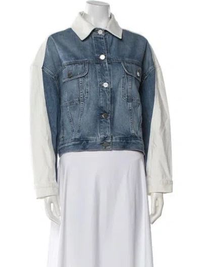 Pre-owned Twp Denim Jacket In Blue