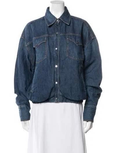 Pre-owned Twp Denim Jacket In Blue