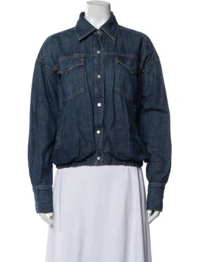 Pre-owned Twp Denim Jacket In Blue