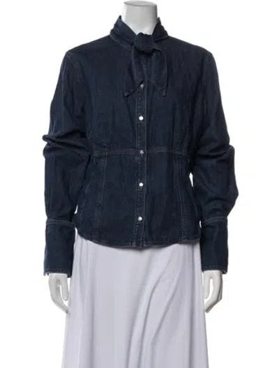 Pre-owned Twp Denim Jacket In Blue