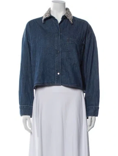 Pre-owned Twp Denim Jacket In Blue