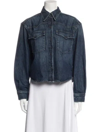 Pre-owned Twp Denim Jacket In Blue