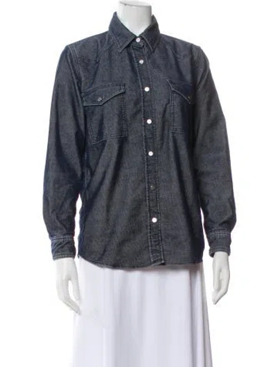 Pre-owned Twp Denim Jacket In Gray