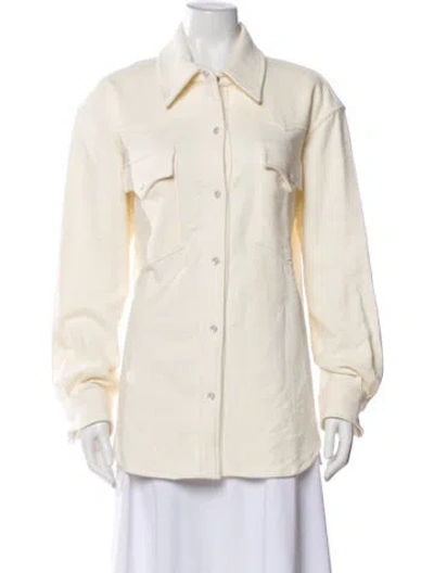 Pre-owned Twp Denim Jacket In Neutral
