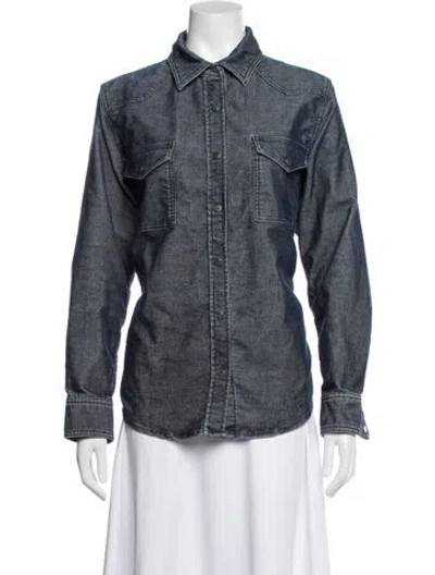Pre-owned Twp Denim Jacket W/ Tags In Blue