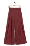 Twp Didi Pull-on Wide Leg Pants In Burgundy