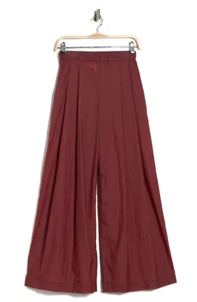 Twp Didi Pull-on Wide Leg Pants In Burgundy