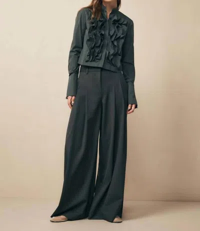 Twp Didi Wide Leg Pant In Military Green