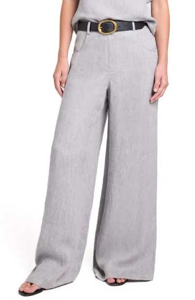 Twp Dillon Wide Leg Pants In Gray