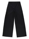 Twp Downing Wide-leg Trousers In Black