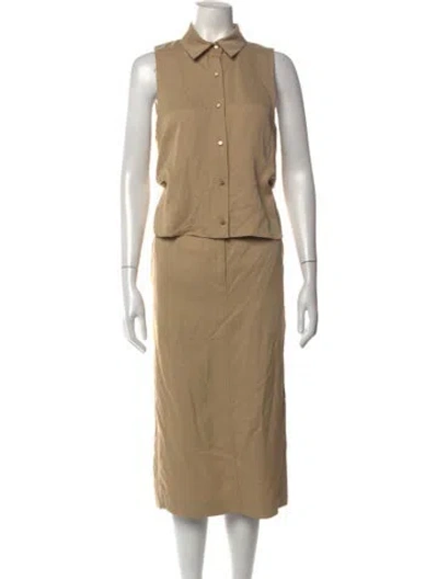 Pre-owned Twp Dress In Neutrals