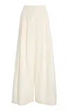 Twp Drew High-rise Wide-leg Pants In Ivory