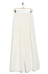 Twp Drew Linen & Cotton Blend Wide Leg Pants In White
