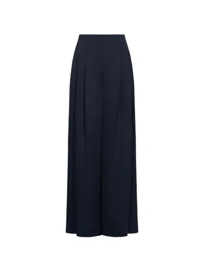 Twp Drew Pleated Trousers In Blue