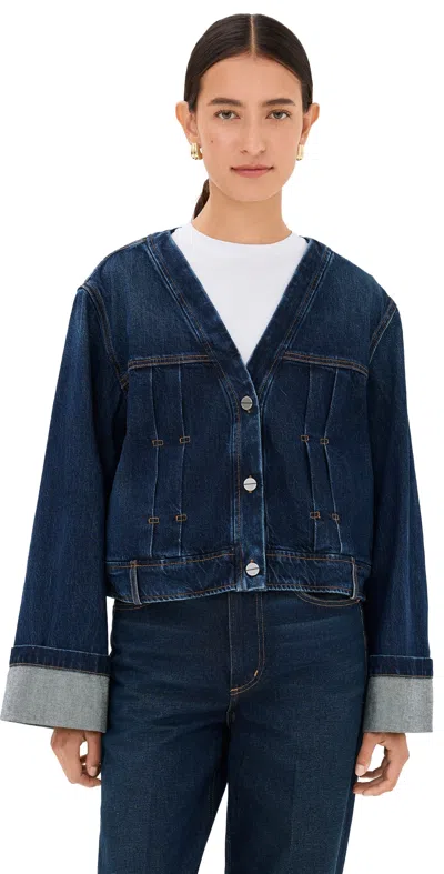 Twp Dusty Jacket Dark Wash