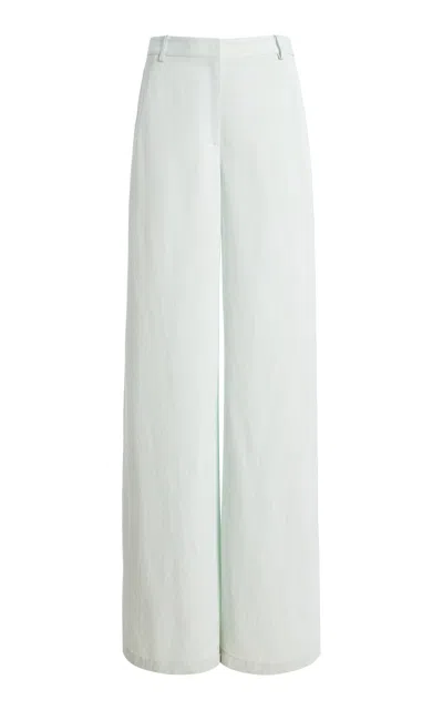 Twp Dylan High-rise Straight-leg Pants In Blue