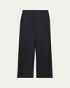 Twp Elizabeth St Satin-faced Wool Suiting Pants In Black