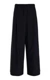 Twp Eva Mid-rise Wide-leg Pants In Black