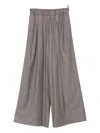 Twp Eva Wide Leg Pull-on Pants In Gray