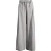 Twp Eva Wide Leg Pull-on Pants In Medium Heather Grey