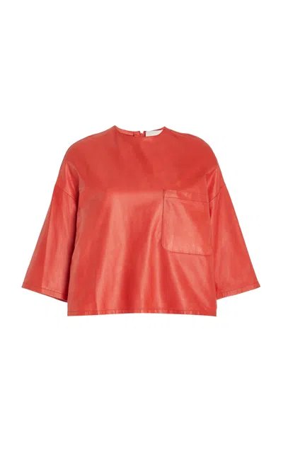 Twp Leather Ex T In Red