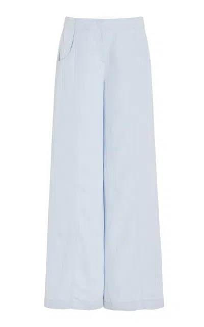 Twp Exclusive Demie Flared Pants In Light Blue