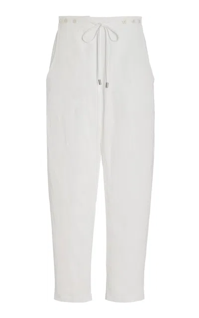 Twp Exclusive Jetties Beach Barrel-leg Pants In White