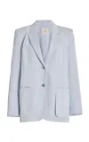 Twp Exclusive Sweet Pea Oversized Blazer In Light Blue