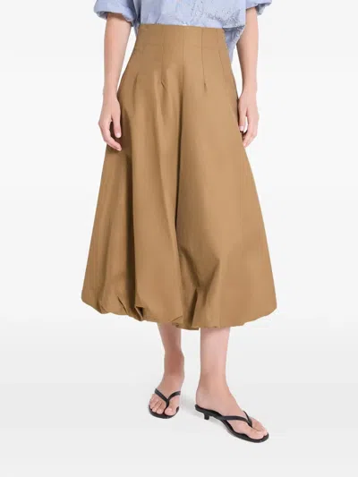 TWP FLARED MIDI SKIRT