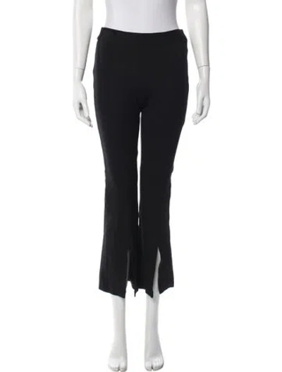 Pre-owned Twp Flared Pants In Black