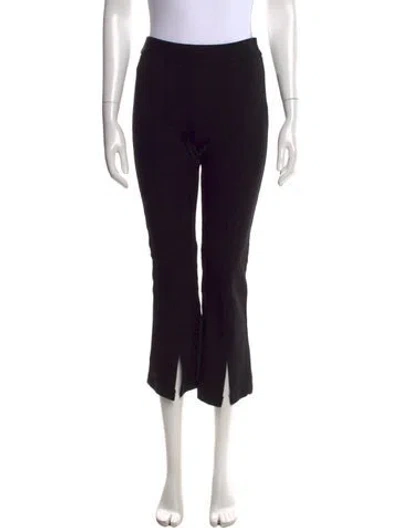 Pre-owned Twp Flared Pants In Black