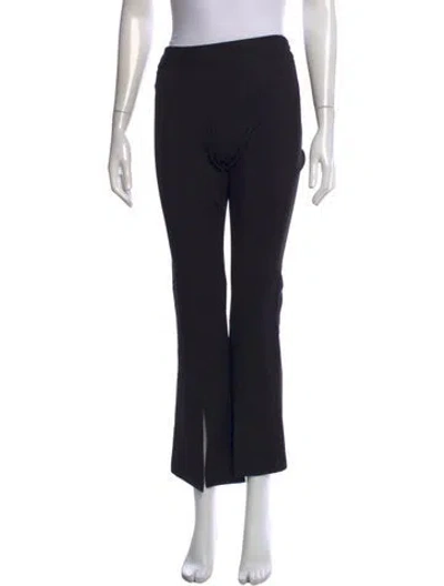 Pre-owned Twp Flared Pants In Black