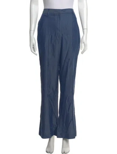 Pre-owned Twp Flared Pants In Blue